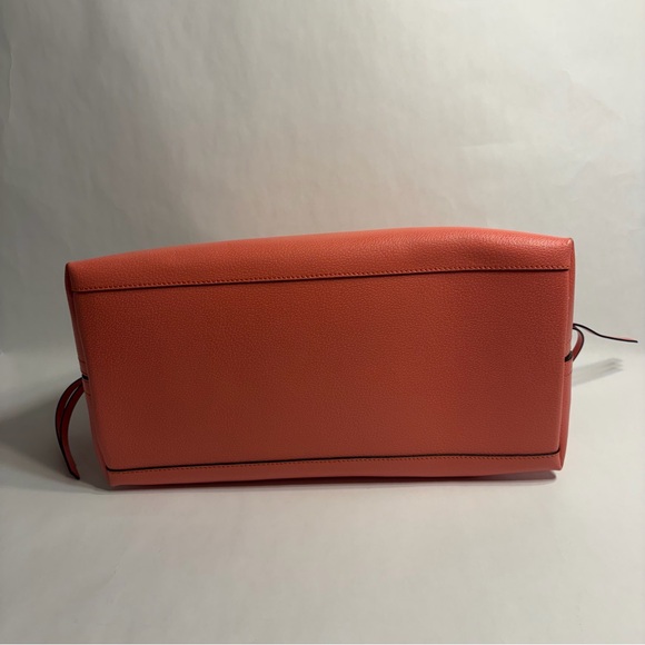 NWT Gianni Chiarini Camelia Pink Leather Dome Bag Satchel W/ Pouch Made in Italy - Picture 13 of 16